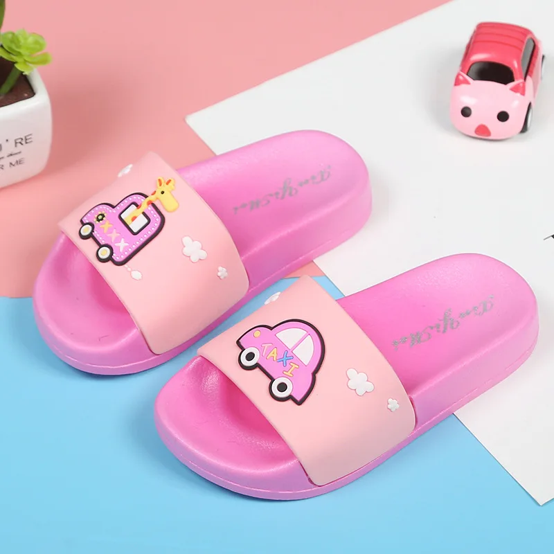NewChildren's slippers Summer boy baby cool slippers Girl cartoon indoor non-slippery soft bottom children tidebebe NewChildren's slippers Summer boy baby cool slippers Girl cartoon indoor non-slippery soft bottom children tidebebe