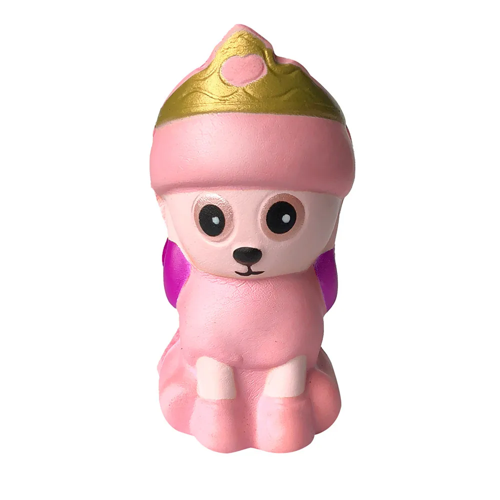 Розовый Squishies очаровательны пуделя медленно поднимающийся для выдавливания крема ароматизированное средство для снятия стресса игрушки Мягкий медленно нарастающее при сжатии игрушки CollectionZ04 - Цвет: Розовый