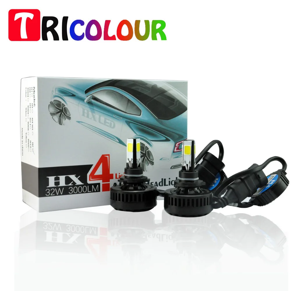 1set 9006 32W 3000LM COB LED Bulbs Headlight Bulb Low Beam for