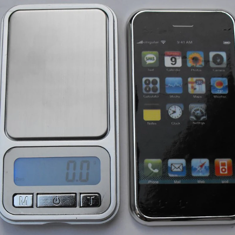 Мини цифровые весы многофункциональные карманные весы портативный телефон дизайн стиль нержавеющая Взвешивание платформа Подсветка ювелирные весы