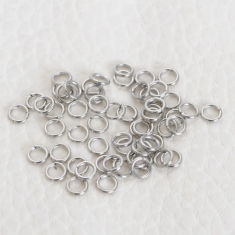 Miasol 200 шт(100 шт)/лот из нержавеющей стали прыгающие кольца с одной петлей открытые прыгающие кольца и разрезные кольца для Diy ювелирных изделий Поиск