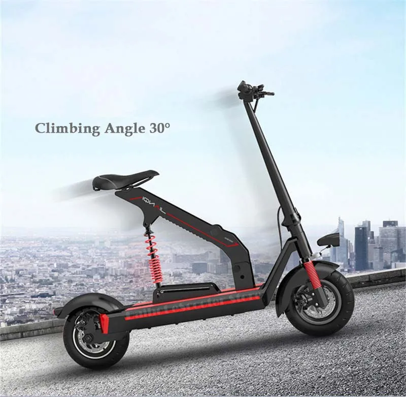 Top Daibot Electric Scooter With Seat For Kids Two Wheel Electric Scooters 10 Inch 36V 350W Adult Portable Folding Electric Bike 16