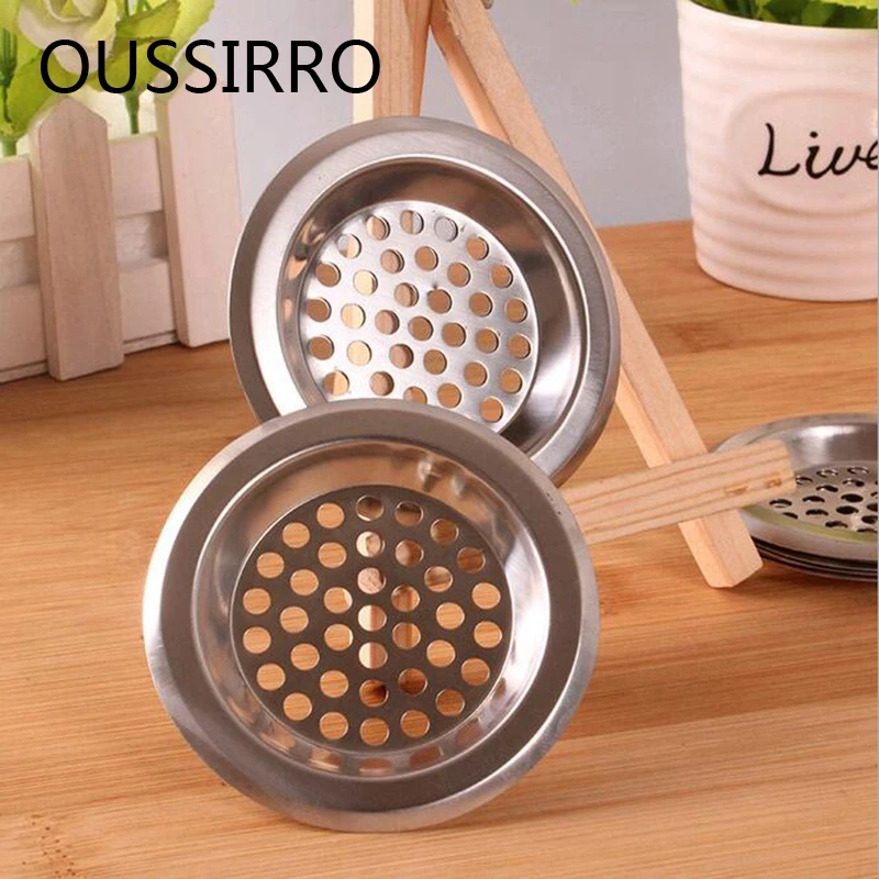 Shower hair strainer Metal Kitchen Sink Filter Sewer Drain Shower Drain