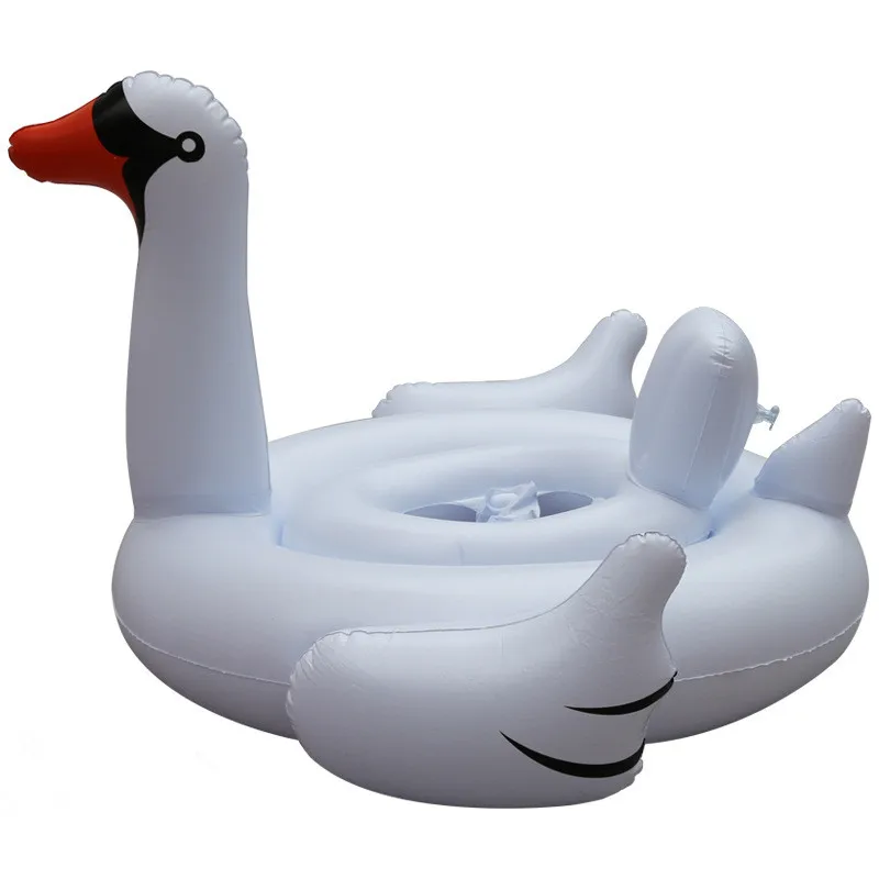 Детская Фламинго сидя кольцо Белый лебедь сиденье детское плавание кольцо детское кресло матрас летний бассейн игрушки ПВХ