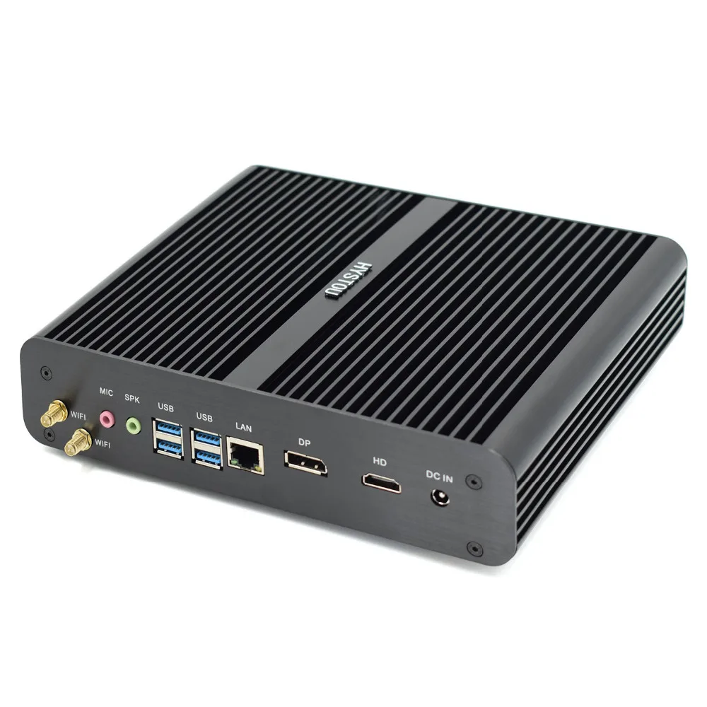 

8th Generation Intel Quad Core i7 8550U Fanless Mini PC Windows 10 DDR4 Gaming Computer UHD 620 mSATA2.0 M.2