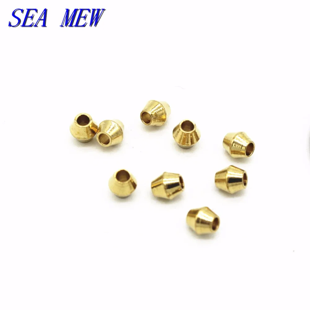 100 P. Length 5 mm Vintage Brass Tube Spacer Beads Inside Diameter 2 mm
