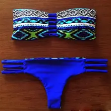 Sexy Women Bikini Set Strapless Bandage Swimwear Swimsuit Bathing Suit Beachwear bikinis maillot de bain