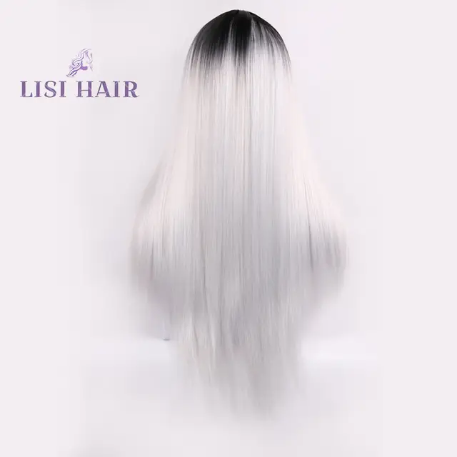 Lisi Hair 26inch Long Straight Wig Synthetic Hair Wigs For Woman