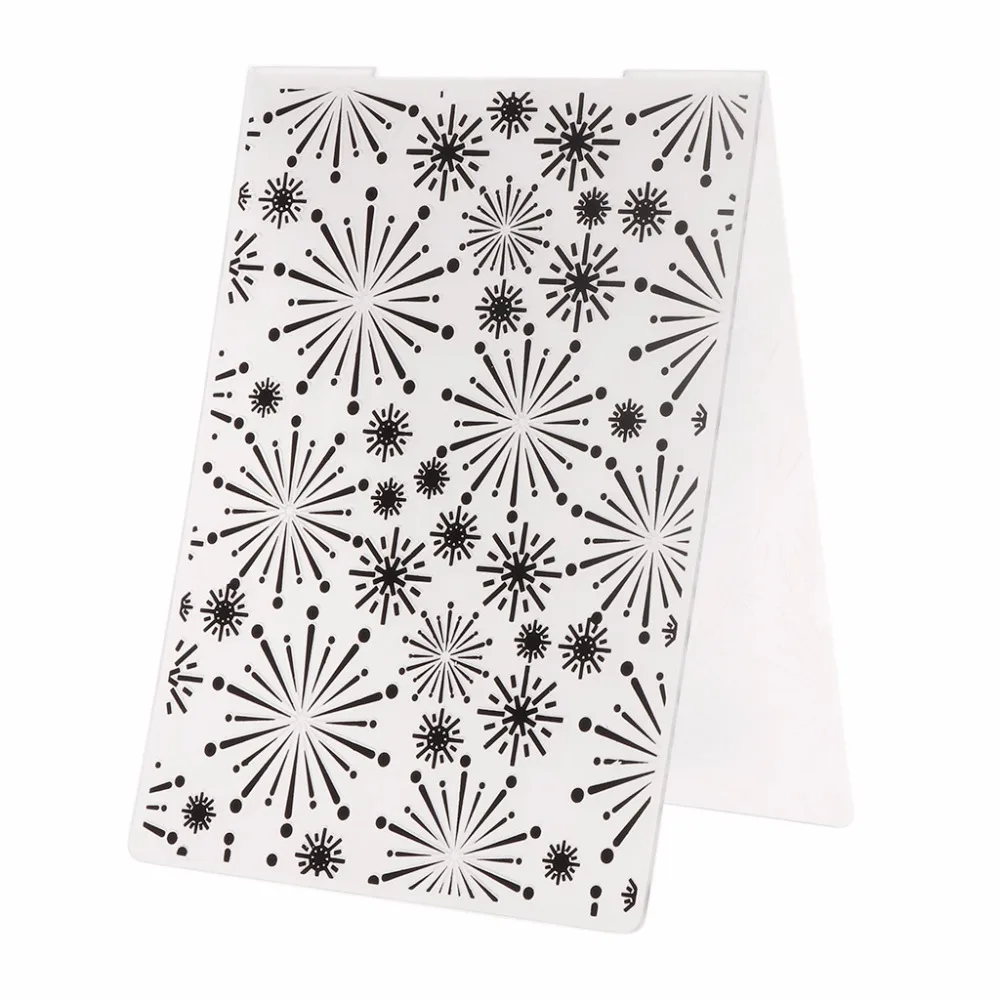 

Plastic Embossing Folder Template for DIY Scrapbook Photo Album Card Paper Craft Christmas Snowflake 2