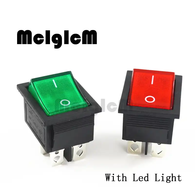 Basculante naranja//amarillo ac 250v 16a//125v 20a 4pin 2xan glimmlicht iluminado
