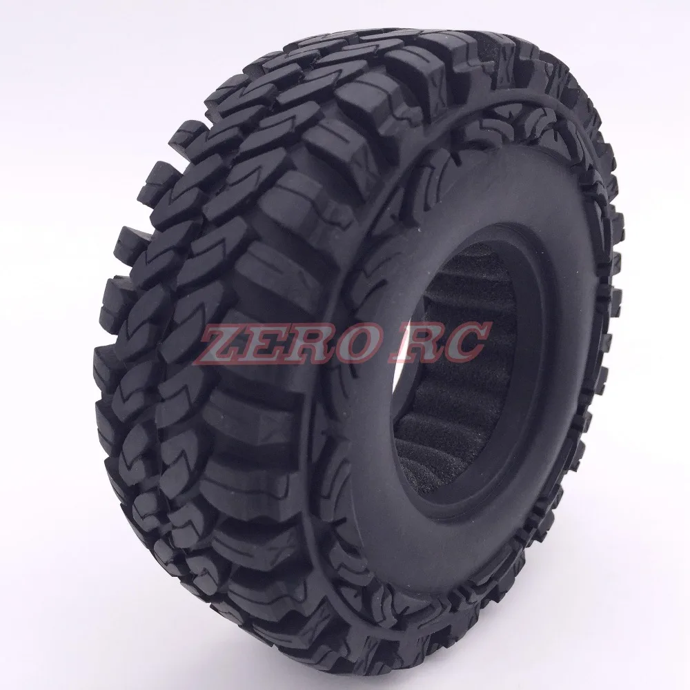 

ROCK 1.9" COMP TIRES SOFT Rubber Tyre 114MM (2) FOR 1:10 RC CRAWLER AXIAL SCX10-2 D90 TF2 D110