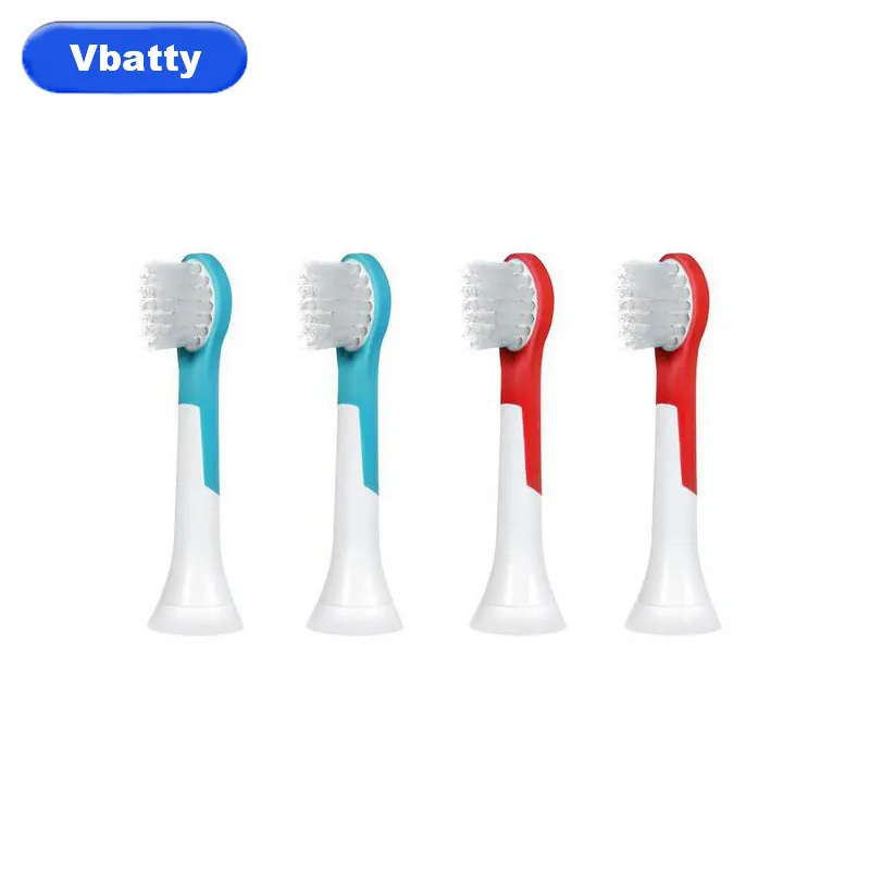 

4pcs/Pack Electric Toothbrush Heads for Philips Sonicare Kids HX6044 HX6042 R710 RS910 Children Replacement Tooth Brush Heads