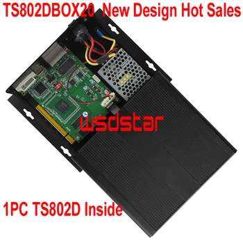 

TS802DBOX20 New Design Hot Sales LED sending card box 1PC TS802 TS802D inside Support brightness adjust 3pcs/lot
