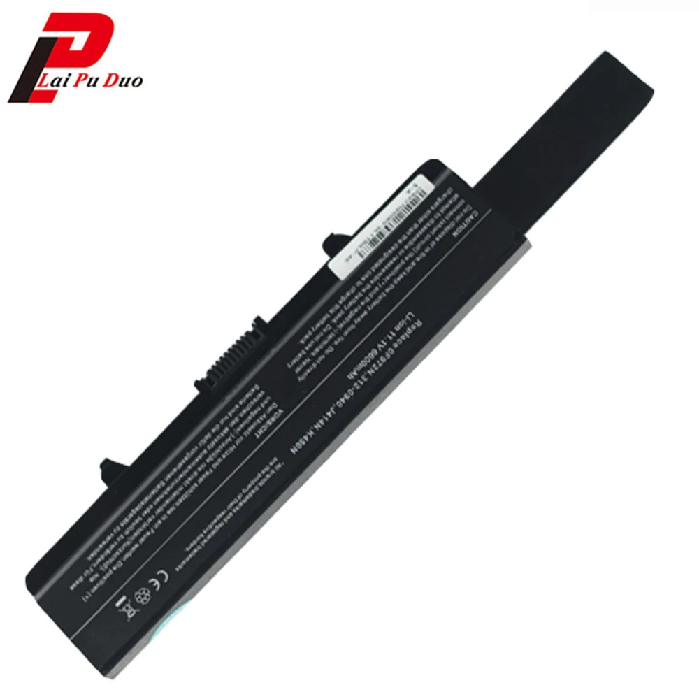 11.1V 6600mAh 9 cells Battery For Dell Inspiron 1440  For Inspiron 1750 0F972N 0J410N 312-0940 312-0941 G555N J414N J415N K450N