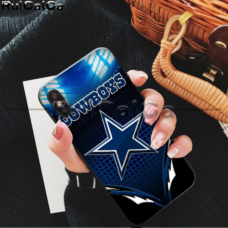 RuiCaiCa dallas cowboys DIY красивые аксессуары для телефонов, чехол для iPhone X XS MAX 6 6S 7 7plus 8 8Plus 5 5S XR - Цвет: A7