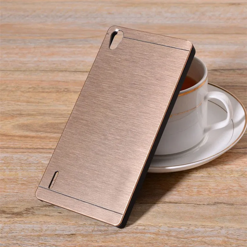 Для Huawei P6 P7 P8 P9 мини Lite Плюс/Y3 Y5 Y6 II Pro Y635 Y625 Y541 Y360 Y560 Case Жесткий Алюминиевый Металл +