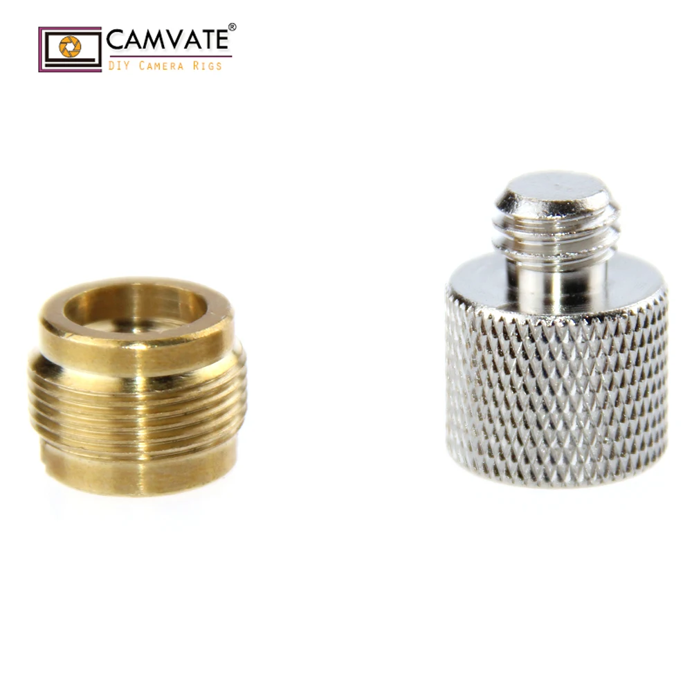 Конвертировать винтовые резьбовые адаптеры 1/4 &quotдо 3/8&quot до 5/8 &quotдля подставки для микрофона DSLR штатив C1057