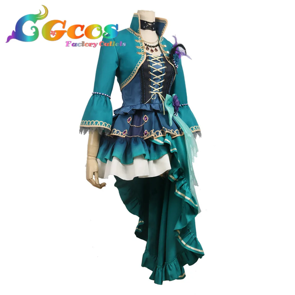 CGCOS Бесплатная доставка костюм для косплея Bang Dream! Roselia Opera of the wastreland Minato Yukina платье