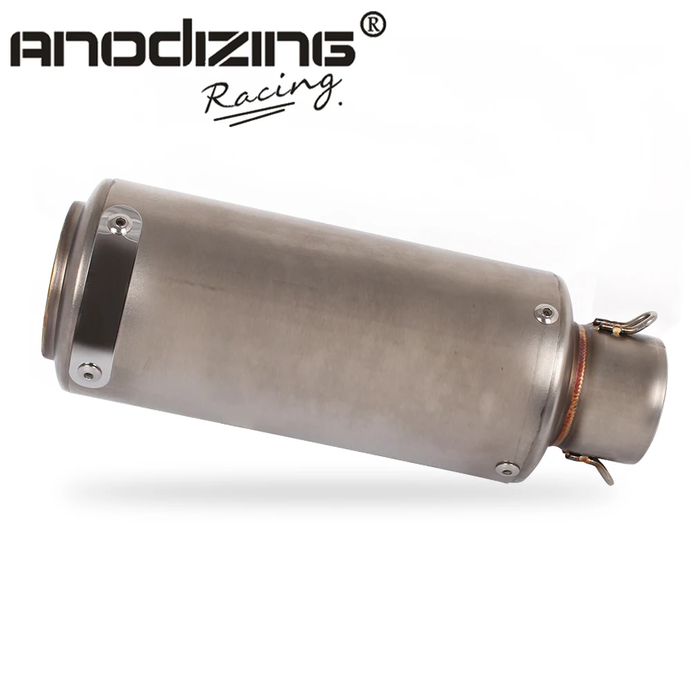 51mm Universal Motorcycle Exhaust Muffler Modified Exhaust Stainless Steelexhaust stainless