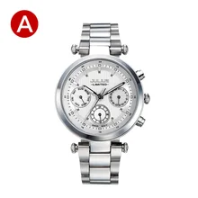 JULIUS Quartz Watch Ladies Bracelet Watches Relogio Feminino Erkek Kol Saati Dress Stainless Steel Alloy Silver Black Blue Pink