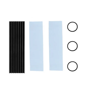 

Heat Dissipation Radiator Solid State Hard Disk Heat Sink Cooling Aluminum Heat Sink Thermal Pad for NGFF NVME PCIE Accessories
