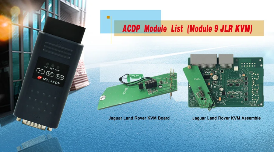 Yanhua Mini ACDP полный набор для Jaguar/LandRover KVM модуль поддержки добавления ключа и всех