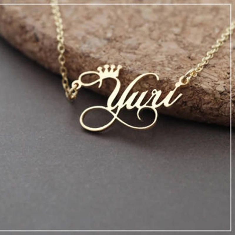 Custom Crown Name Necklace Personalized Jewelry Stainless Steel Nameplate Silver Rose Gold Choker Necklace Women Bridesmaid Gift Customized Necklaces Aliexpress Custom Crown Name Necklace Personalized Jewelry Stainless Steel Nameplate Silver Rose Gold Choker Necklace Women Bridesmaid Gift Customized Necklaces Aliexpress