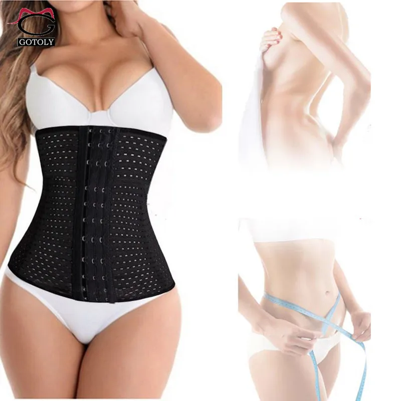 

Gotoly Waist Trainer Women Body Shaper Underwear Belt Modeling Strap Tummy Control Corset Slimming Trainers Girdles Weight Loss