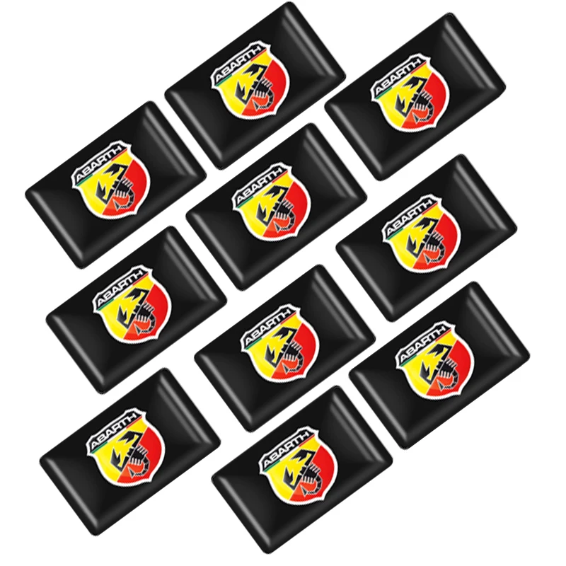 10 шт. декоративная эмблема скорпиона для стайлинга автомобиля Fiat 500 Punto Bravo Stilo Panda