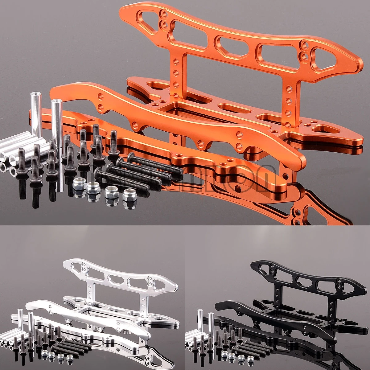 Новый комплект ENRON RC 1:10 CNC с алюминиевым шасси салазки для радиоуправляемого