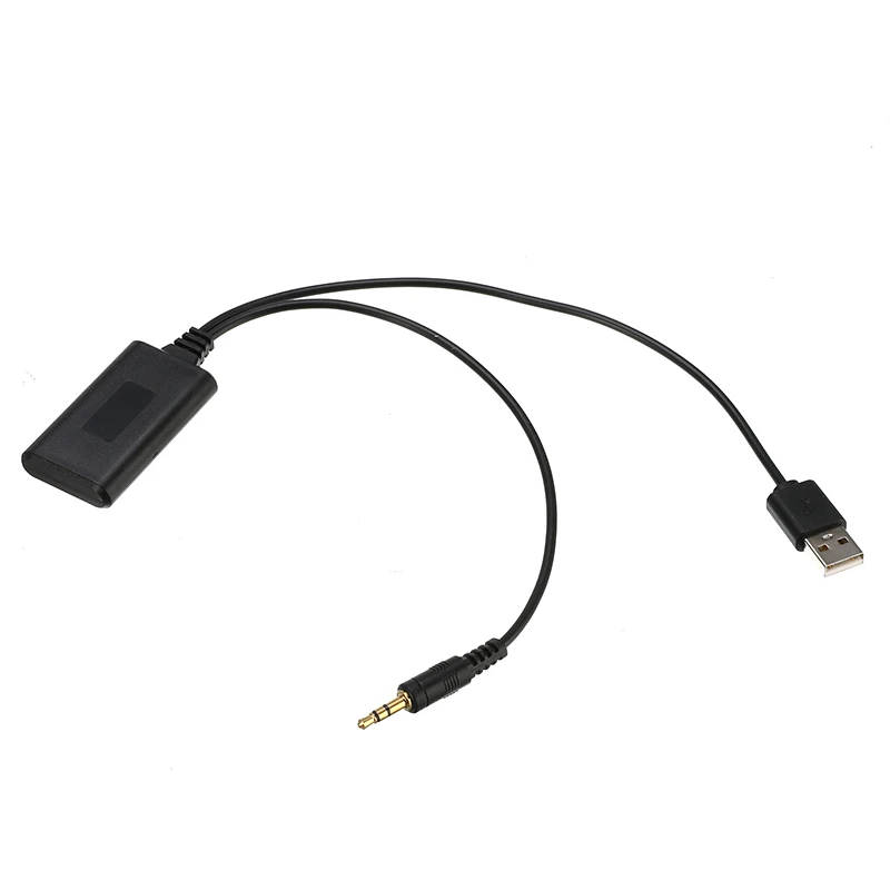 12V Bluetooth Adapter Wireless Radio Stereo Aux Cable Adapter For BMW E90 E91 E92 E93 With USB Interface 3.5MM Jack Plug