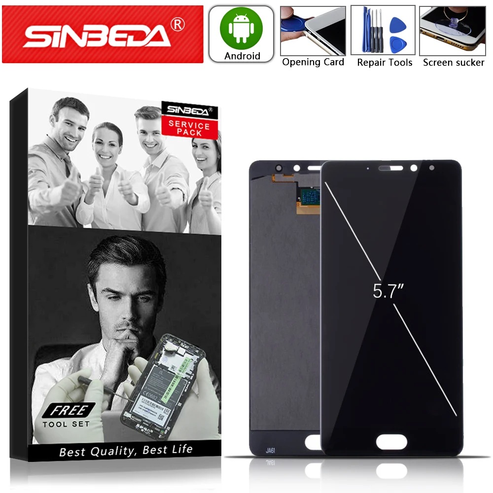 

Sinbeda 5.2" AMOLED For MEIZU Pro 7 LCD Display Touch Screen with Frame Digitizer For Meizu Pro 7 Display Pro7 LCD M792M M792H
