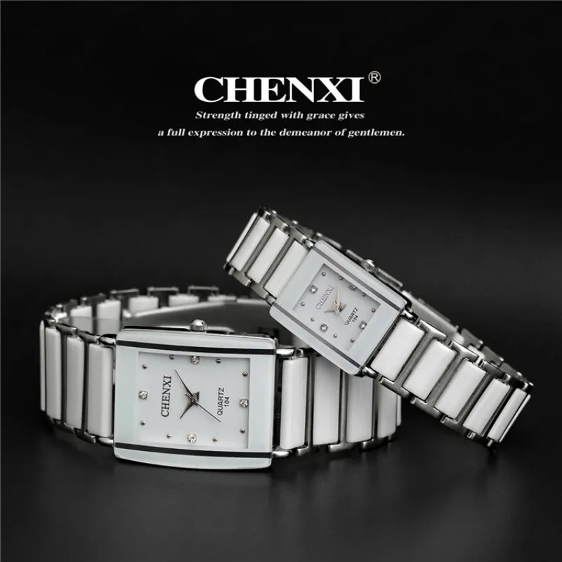 CHENXI имитация керамики кварцевые часы для мужчин и женщин лучший бренд класса люкс известный наручные мужские часы для Relogio Masculino