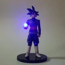 Dragon Ball Led Light Black Son Goku Zamasu Dragon Ball фигурки аниме Супер Saiyan светодиодное освещение, лампа DBZ 150 мм