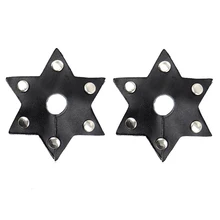 Искусственная кожа страсти Сексуальная гексаграмма ниппель крышка Полые Наклейка на груди флирт Стикини Фетиш Boob ленты бюстгальтер аксессуары