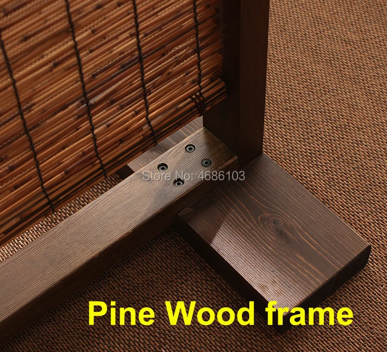 Japonés clásico de madera pantallas de madera divisores de bambú plegable habitación pantallas al aire libre divisor pantallas divisores de la Sala cortinas Japonés clásico de madera pantallas de madera divisores de bambú plegable habitación pantallas al aire libre divisor pantallas divisores de la Sala cortinas