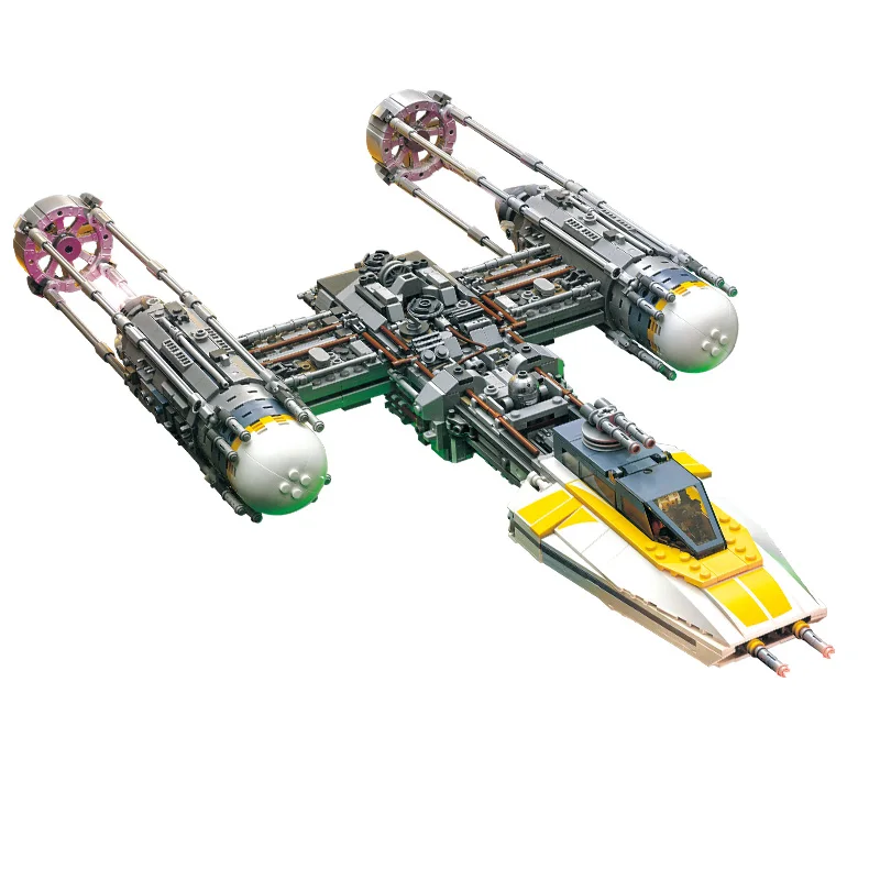 SY 1106, lepining, Звездные войны, новая модель космического истребителя, 2000 шт., строительные блоки, кирпичи, игрушки для детей, 75181, подарки для мальчиков