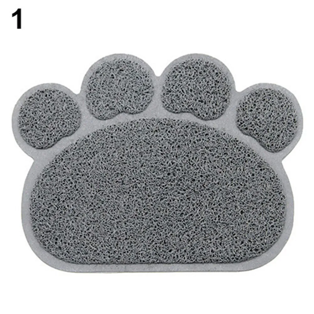 Paw прямоугольник домашних животных коврик для ног ПВХ излучающие выходные собаки