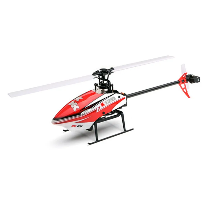 

XK K120 Shuttle 2.4G 6CH Brushless 3D6G System RC Helicopter With 4PCS 7.4V 300MAH Lipo Battery Version Compatible Kids Toys