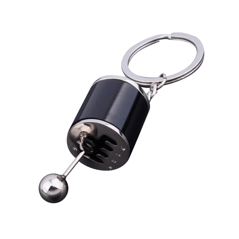 cheap Metal Anti Stress Fob Keyring Creative Car 6 Speed Gearbox Gear Fidget Toy Shift Racing Tuning Model Keychain Novelty Car Toys