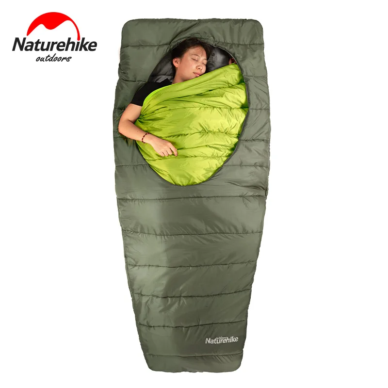 

NatureHike Ultralight Cotton Camping Sleeping Bag Winter Autumn Envelope Outdoor Sports Hiking Climbing Warm Sleeping Bag