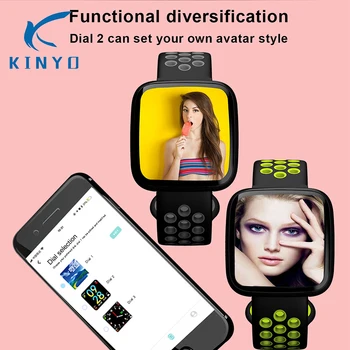 

2018 Smart band wristband Functional diversification 7~10 days long standby Alarm clock IP67 waterproof Bluetooth smart bracelet