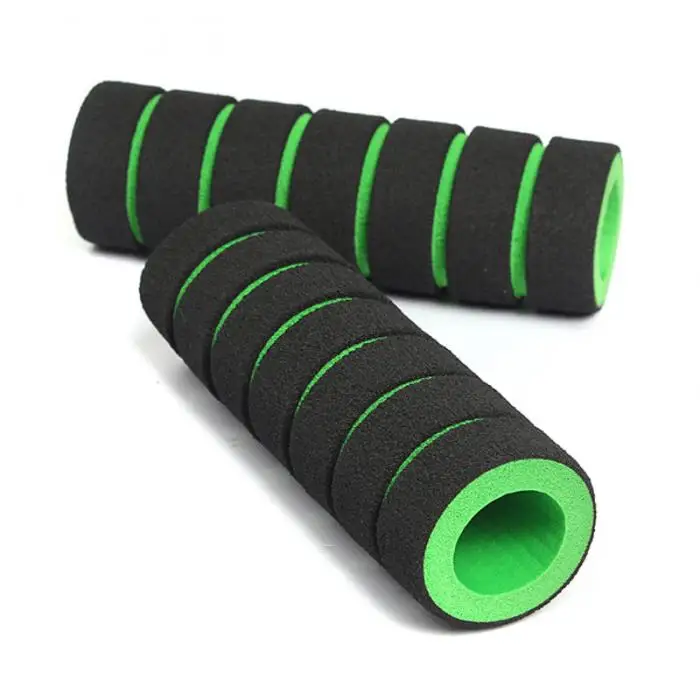 1 Pair Mountain Bike Handlebar Cover Sponge Cycling Anti-shock Skid-Proof MTB Handle Bar Grips Bicycle Accessories&T8
