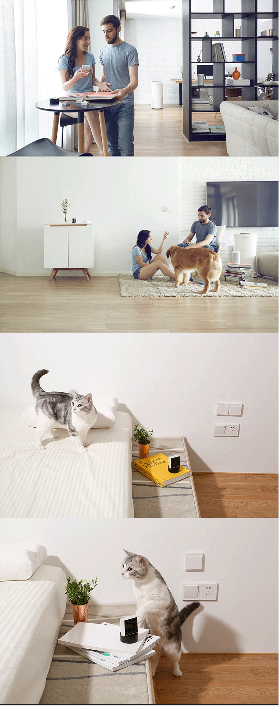 Lifesmart Frame Camera 1080P Detachable Wireless IP Camera 360 Angle Webcam Smart Camera WiFi Pan-tilt Night Vision WiFi Camera (9)
