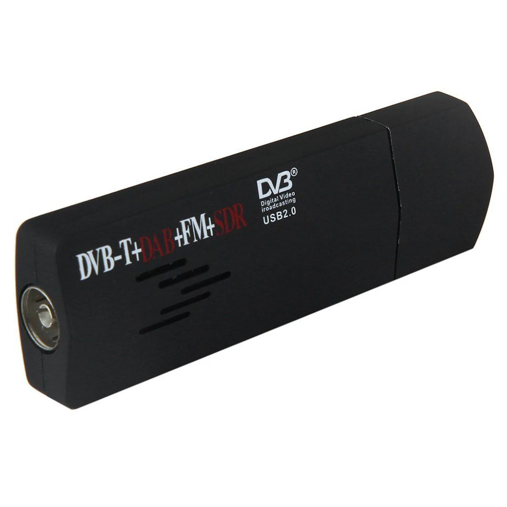 AAAE Топ R820T + RTL2832U USB 2 0 DVB T SDR FM DAB ТВ тюнер приемник палка для ПК ноутбука|SmartTV-стики и