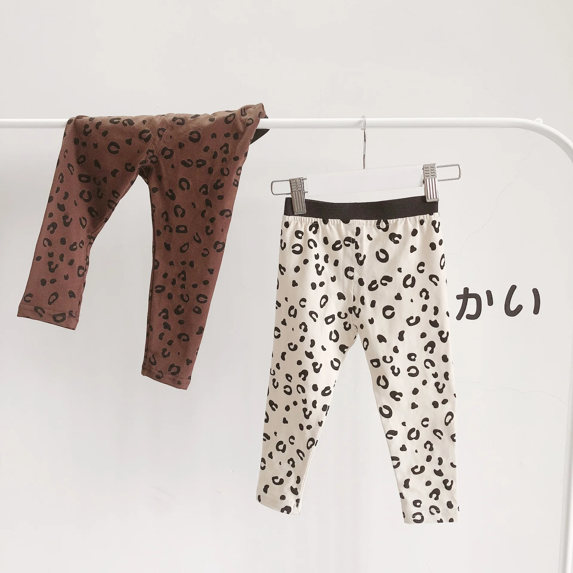 

Spring Autumn Girl Leggings Fashion Leopard Print Toddler Pants Elastic Waist Casual Skinny Pants Cotton Baby Trousers 2019 New