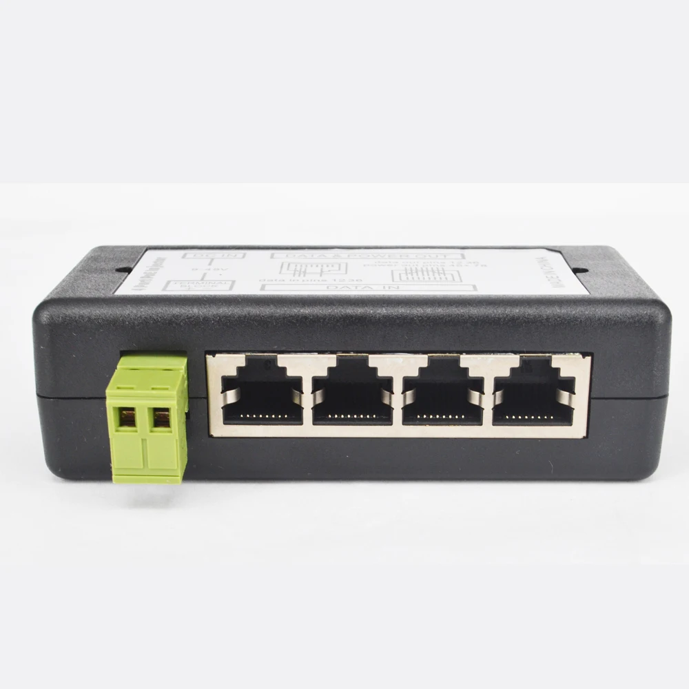 CTVMAN POE инжектор 4ch разветвитель Power Over Ethernet 4 порта разъемы IEEE802.3af/at адаптер питания