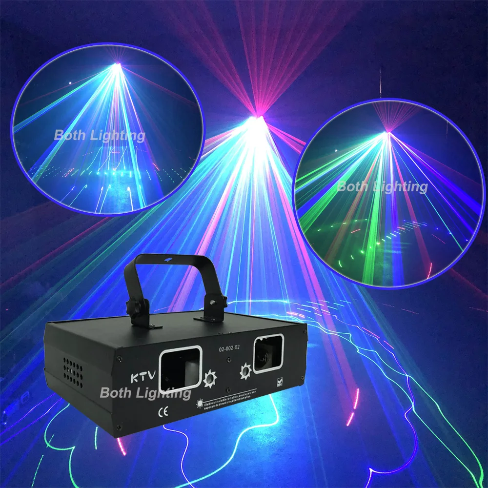 Полноцветный лазерный проектор с 4 линзами RGB для ночного клуба мини оборудование
