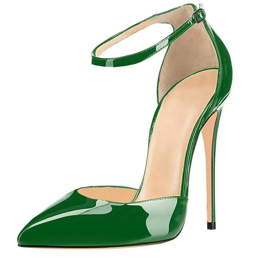 

Lovirs Womens High Heel Pointed Toe Ankle Strap Stiletto Pumps Wedding Basic Shoes