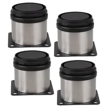 4 шт 50x50 мм регулируемые опорные ножки для мебели кухонные шкафы из нержавеющей стали ножки для шкафа HUG-предложения